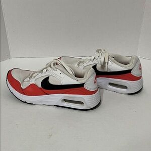 Nike Red and White Women's Athletic Shoes